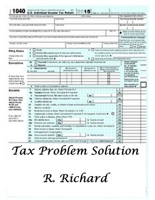 Cover of the book Tax Problem Solution by R. Richard, R. Richard