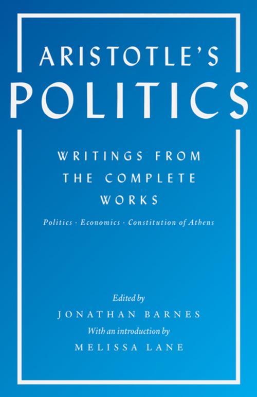 Cover of the book Aristotle's Politics by Aristotle, Jonathan Barnes, Princeton University Press
