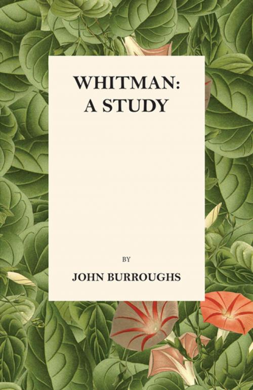 Cover of the book Whitman: A Study by John Burroughs, Read Books Ltd.