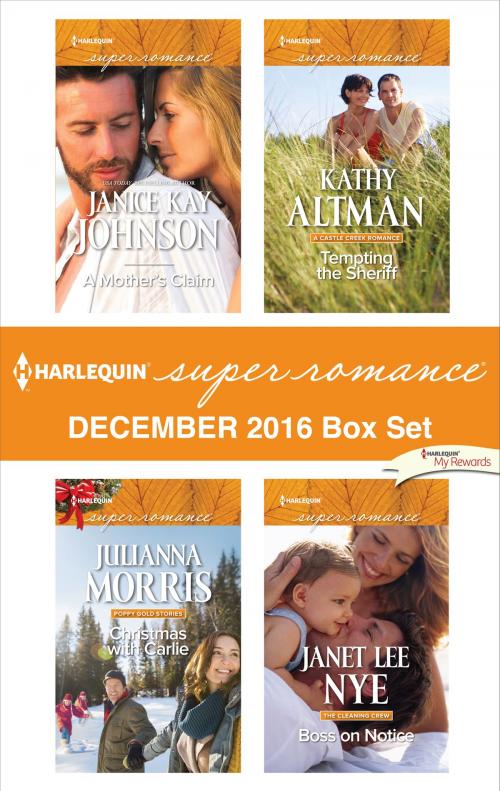 Cover of the book Harlequin Superromance December 2016 Box Set by Janice Kay Johnson, Julianna Morris, Kathy Altman, Janet Lee Nye, Harlequin