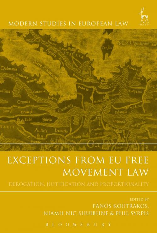 Cover of the book Exceptions from EU Free Movement Law by , Bloomsbury Publishing