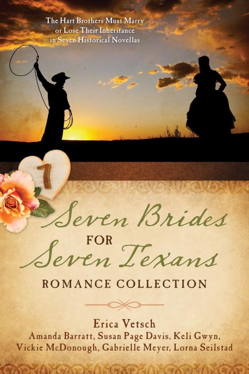 Cover of the book Seven Brides for Seven Texans Romance Collection by Amanda Barratt, Susan Page Davis, Keli Gwyn, Vickie McDonough, Gabrielle Meyer, Lorna Seilstad, Erica Vetsch, Barbour Publishing, Inc.