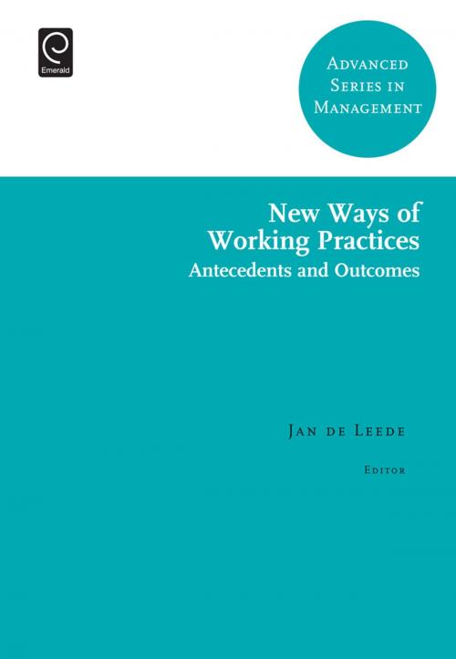 Cover of the book New Ways of Working Practices by Jan de Leede, Emerald Group Publishing Limited