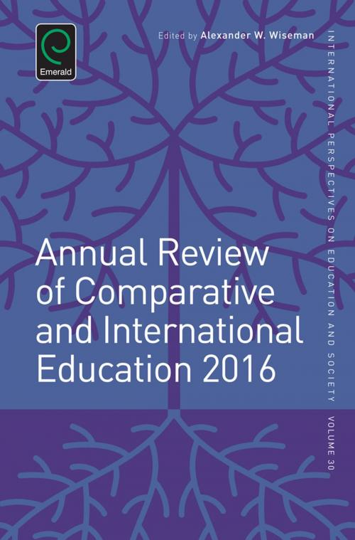 Cover of the book Annual Review of Comparative and International Education 2016 by , Emerald Group Publishing Limited