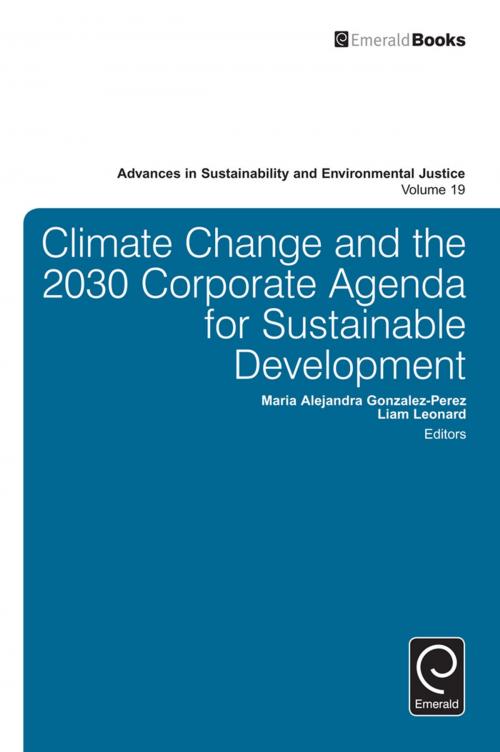 Cover of the book Climate Change and the 2030 Corporate Agenda for Sustainable Development by , Emerald Group Publishing Limited