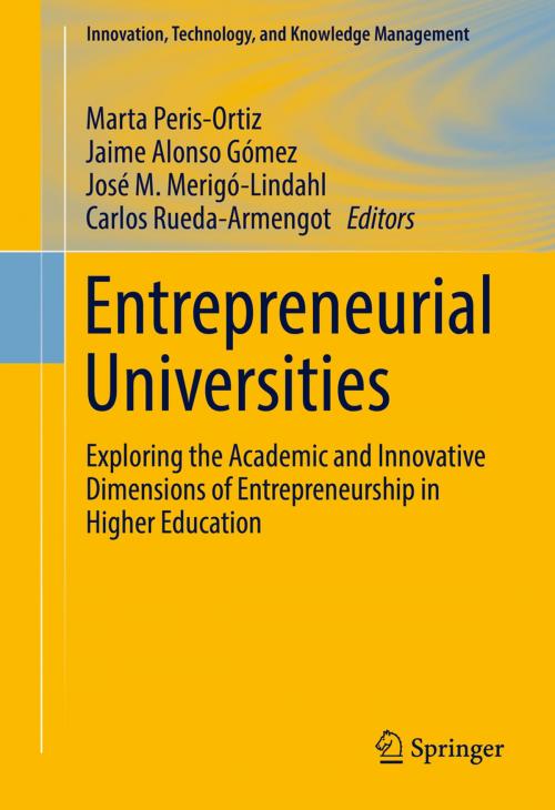 Cover of the book Entrepreneurial Universities by , Springer International Publishing