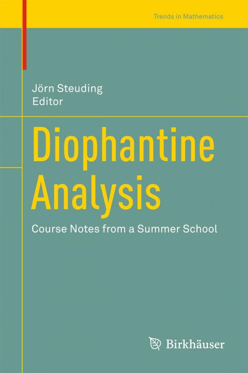 Cover of the book Diophantine Analysis by Sanda Bujačić, Alan Filipin, Simon Kristensen, Tapani Matala-aho, Nicola M.R. Oswald, Springer International Publishing