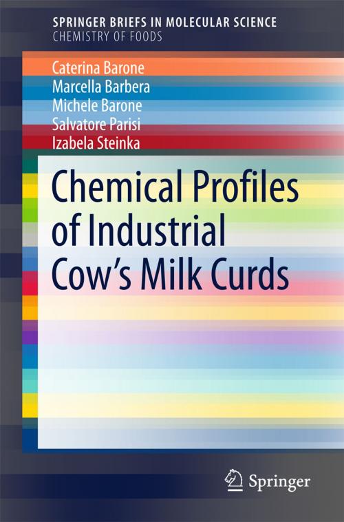 Cover of the book Chemical Profiles of Industrial Cow’s Milk Curds by Caterina Barone, Marcella Barbera, Michele Barone, Salvatore Parisi, Izabela Steinka, Springer International Publishing