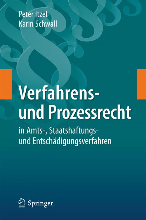 Cover of the book Verfahrens- und Prozessrecht in Amts-, Staatshaftungs- und Entschädigungsverfahren by Peter Itzel, Karin Schwall, Springer Berlin Heidelberg