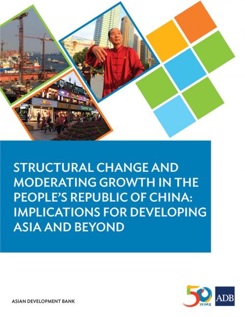 Cover of the book Structural Change and Moderating Growth in the People's Republic of China by Asian Development Bank, Asian Development Bank