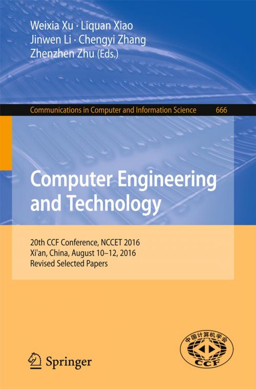 Cover of the book Computer Engineering and Technology by , Springer Singapore