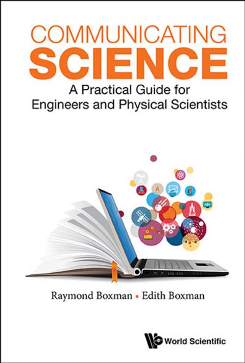 Cover of the book Communicating Science by Raymond Boxman, Edith Boxman, World Scientific Publishing Company