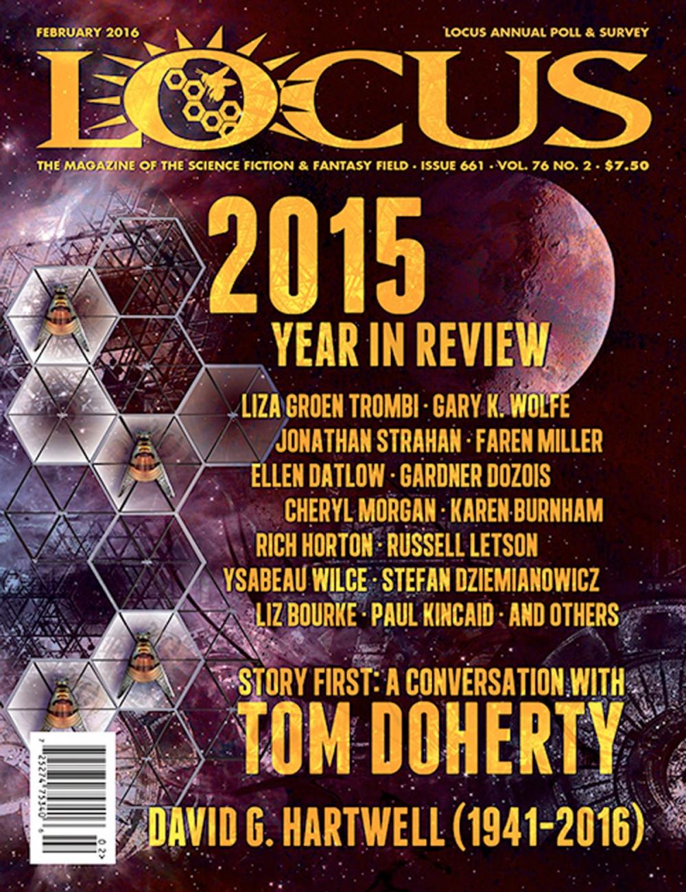 Big bigCover of Locus Magazine, Issue #661, February 2016