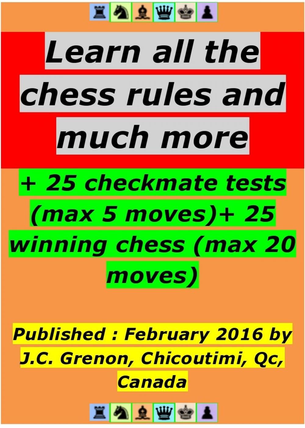 Big bigCover of Learn all the chess rules and much more
