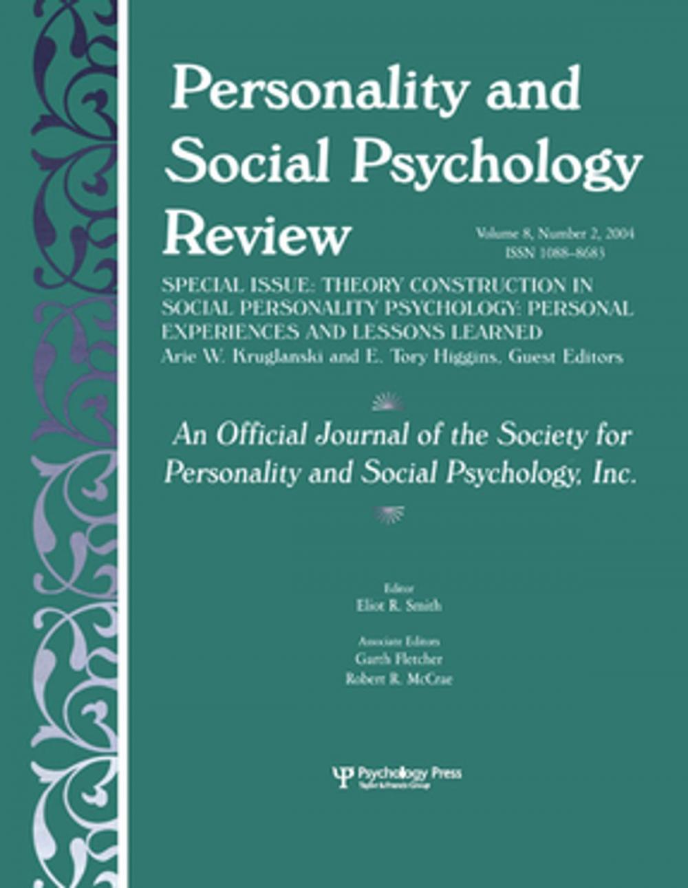 Big bigCover of Theory Construction in Social Personality Psychology