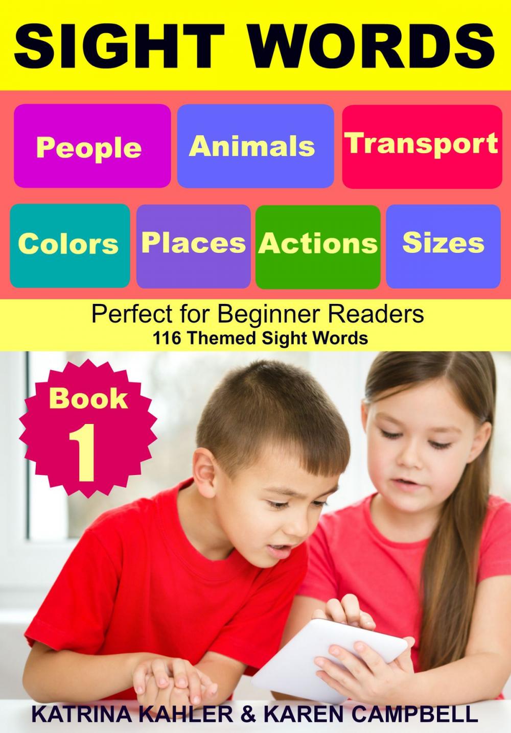 Big bigCover of Sight Words: People, Animals, Transport, Colors, Places, Actions, Sizes - Perfect for Beginner Readers - 116 Themed Sight Words
