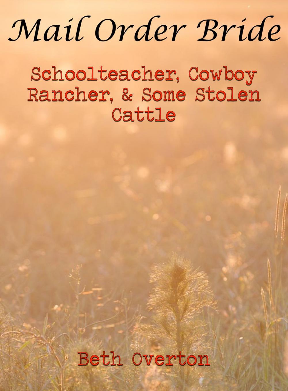 Big bigCover of Mail Order Bride: Schoolteacher, Cowboy Rancher, & Some Stolen Cattle