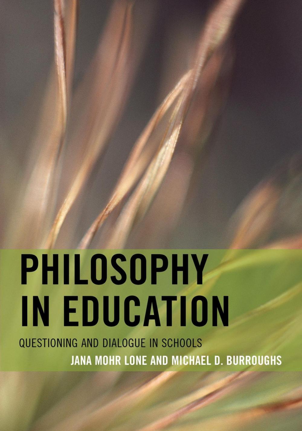 Big bigCover of Philosophy in Education