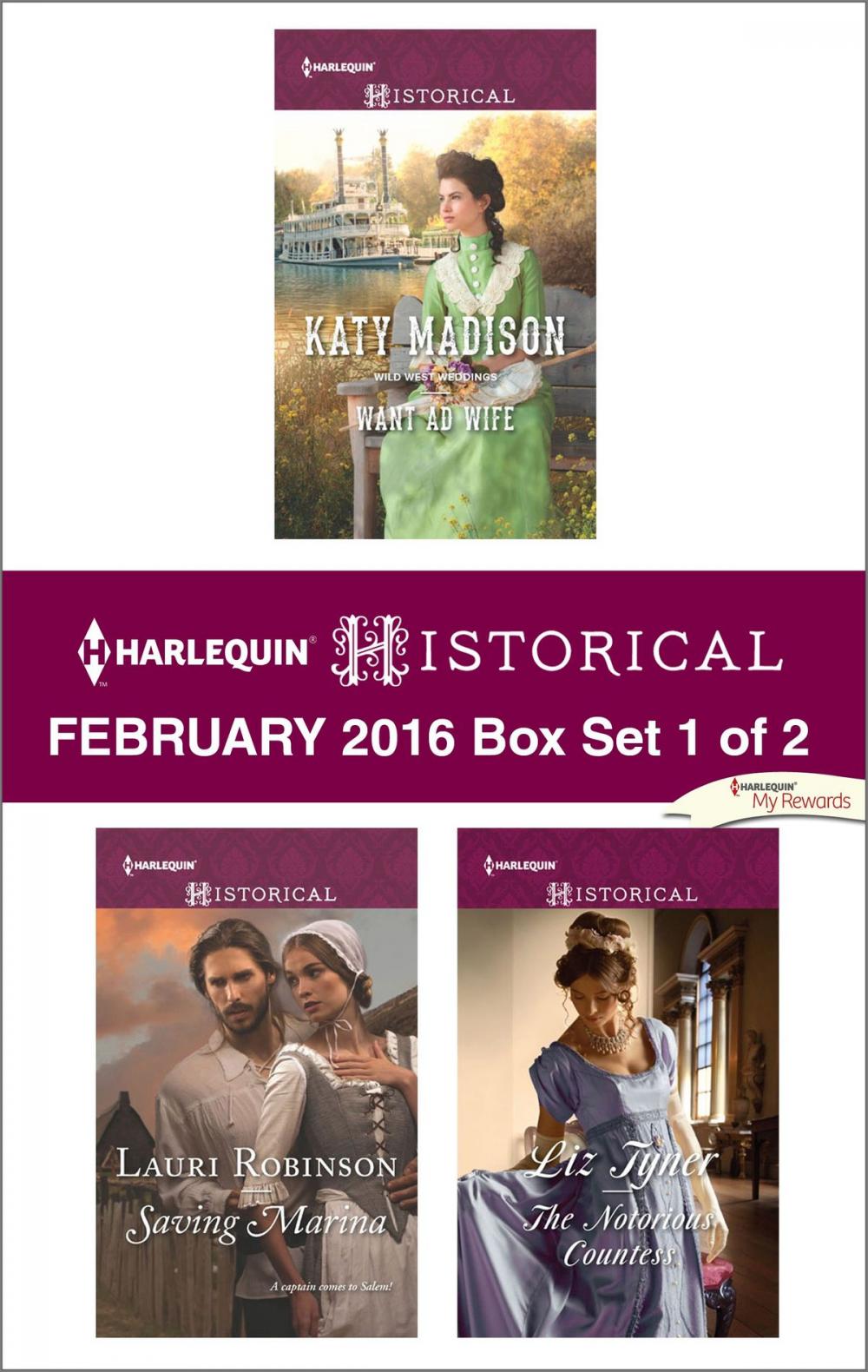Big bigCover of Harlequin Historical February 2016 - Box Set 1 of 2