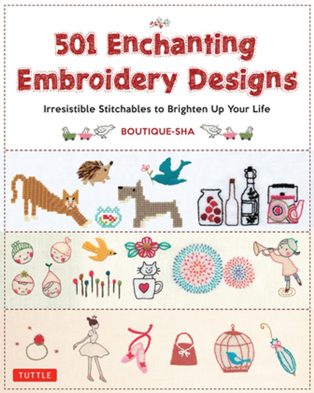 Big bigCover of 501 Enchanting Embroidery Designs