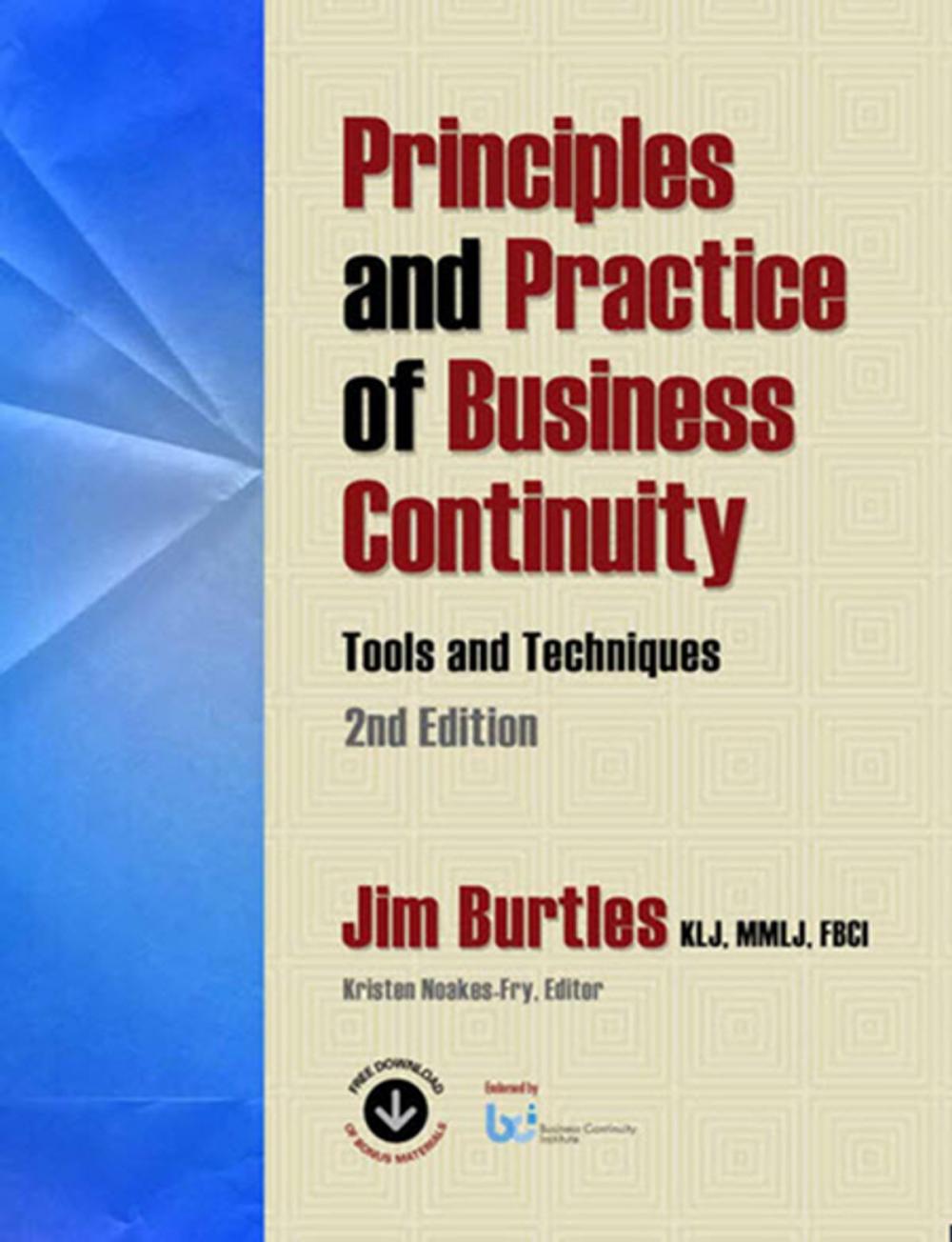 Big bigCover of Principles and Practice of Business Continuity