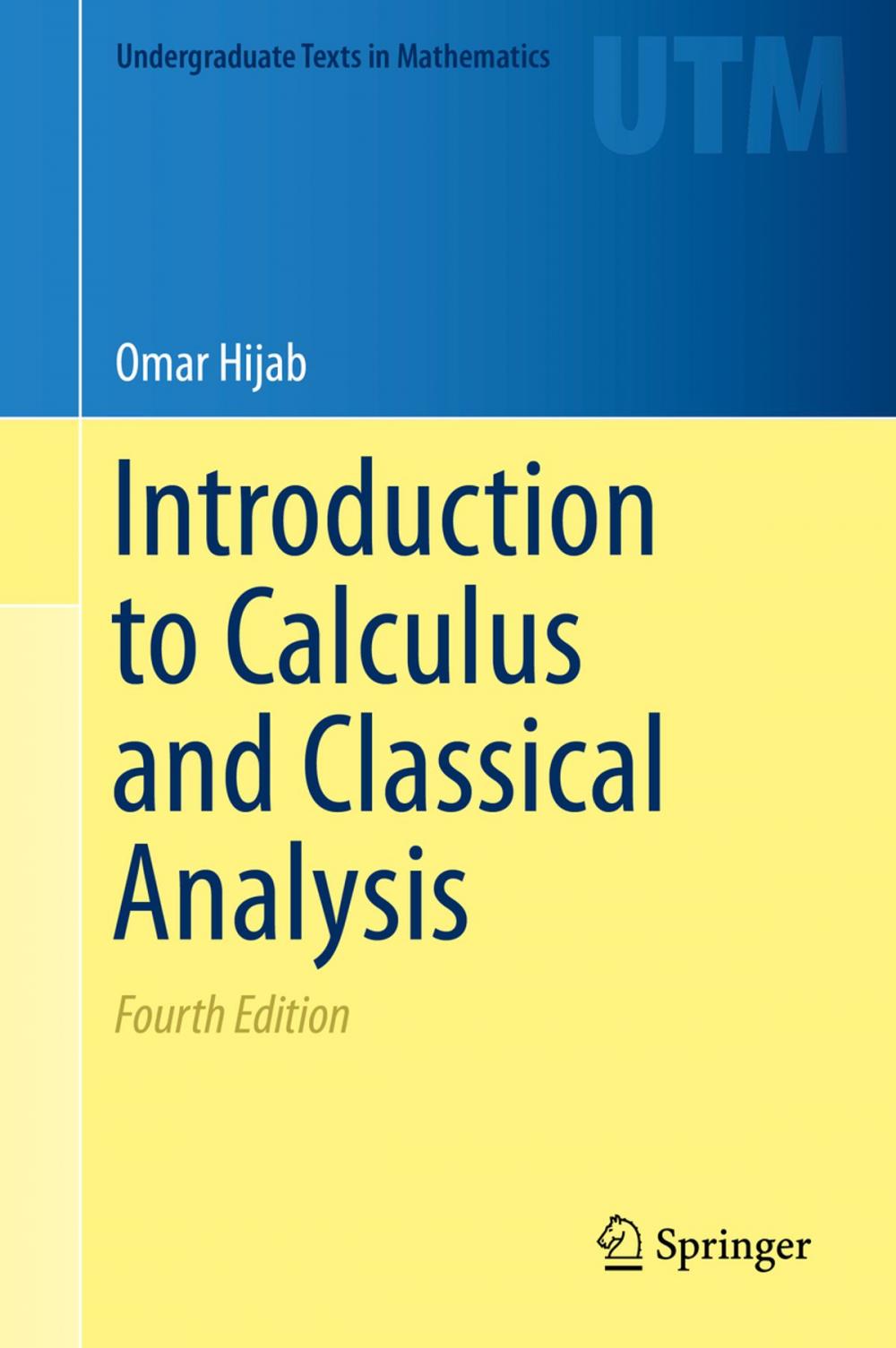 Big bigCover of Introduction to Calculus and Classical Analysis
