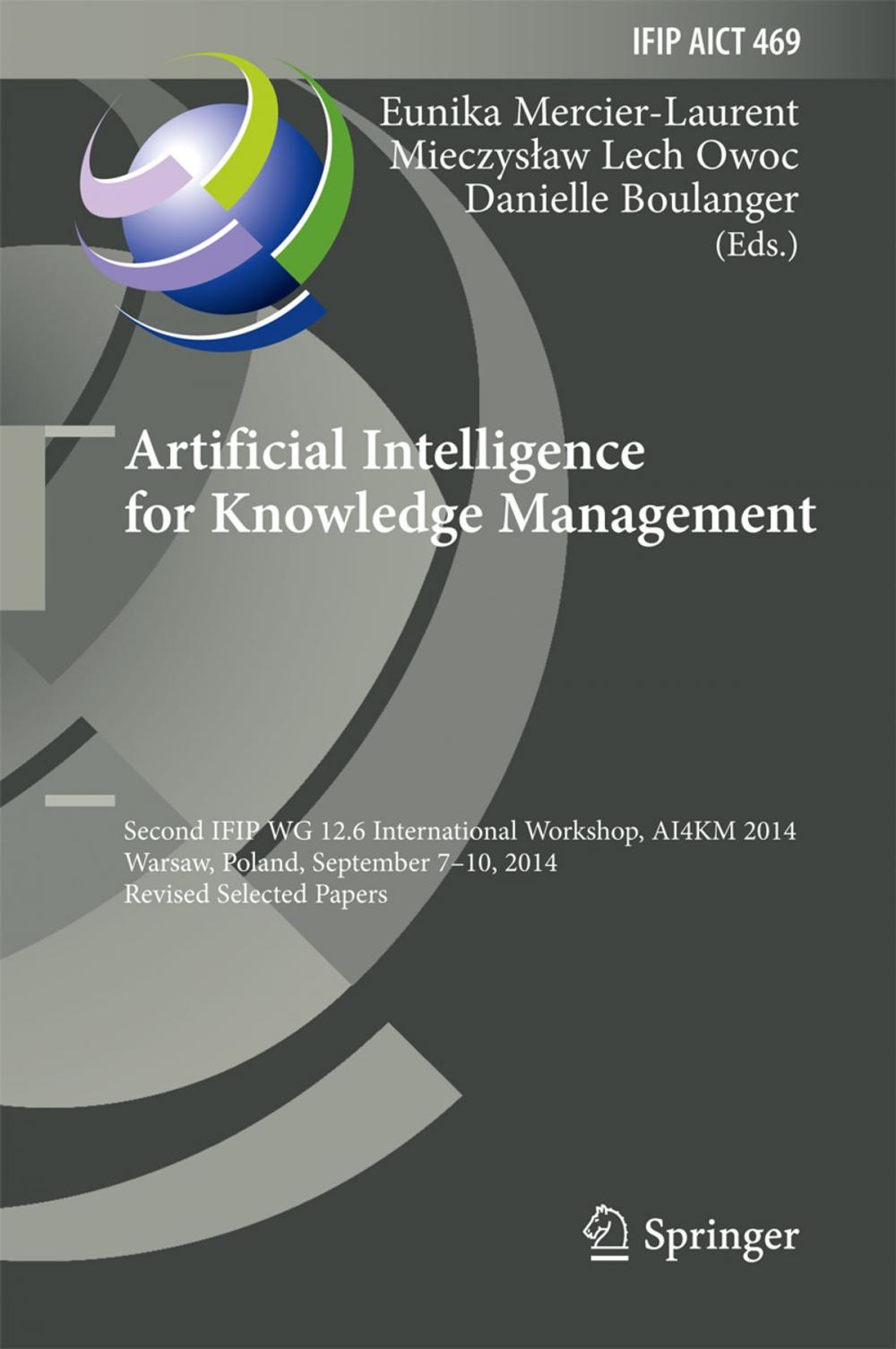 Big bigCover of Artificial Intelligence for Knowledge Management