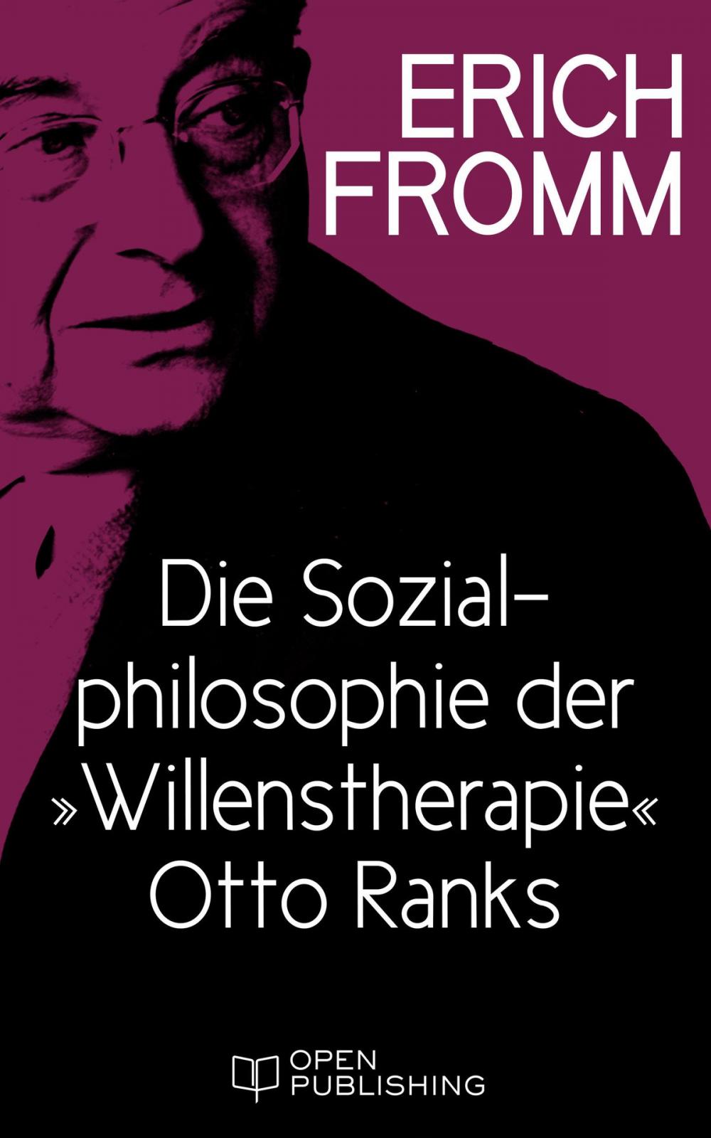 Big bigCover of Die Sozialphilosophie der 'Willenstherapie' Otto Ranks