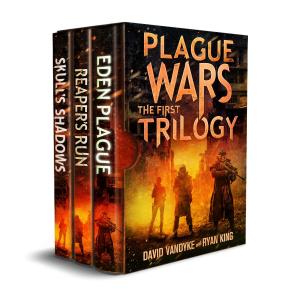 Book cover of Plague Wars: Infection Day: The First Trilogy