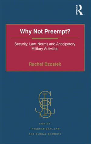 Cover of the book Why Not Preempt? by J Walter McGinty