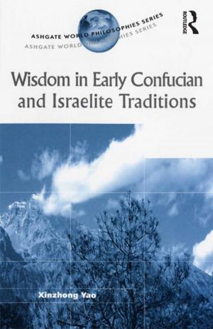 Book cover of Wisdom in Early Confucian and Israelite Traditions