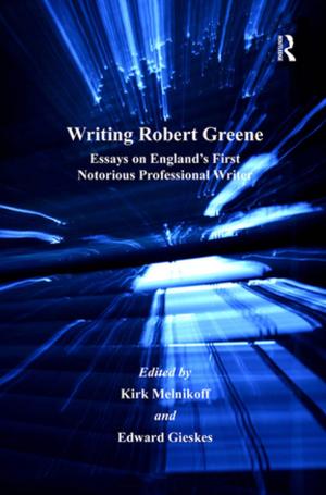 Cover of the book Writing Robert Greene by P. Hansen, J. Henderson, M. Labbe, J. Peeters, J. Thisse
