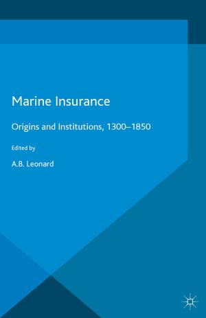 Cover of the book Marine Insurance by G. Auguste, M. Gutsatz