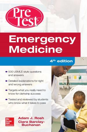 Cover of the book Emergency Medicine PreTest Self-Assessment and Review, Fourth Edition by Michael Betrus