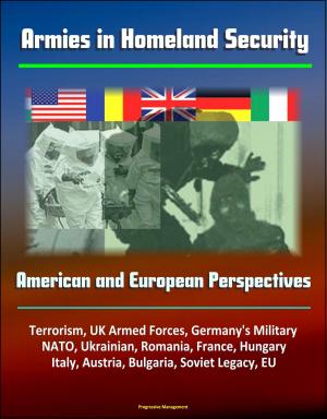 Cover of Armies in Homeland Security: American and European Perspectives - Terrorism, UK Armed Forces, Germany's Military, NATO, Ukrainian, Romania, France, Hungary, Italy, Austria, Bulgaria, Soviet Legacy, EU