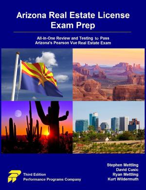 Cover of Arizona Real Estate License Exam Prep: All-in-One Review and Testing to Pass Arizona's Pearson Vue Real Estate Exam