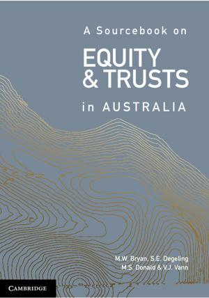 Cover of the book A Sourcebook on Equity and Trusts in Australia by Marvin L. Cohen, Steven G. Louie