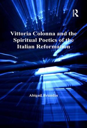 Book cover of Vittoria Colonna and the Spiritual Poetics of the Italian Reformation