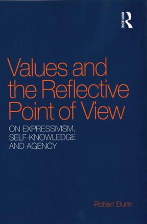 Cover of the book Values and the Reflective Point of View by Regina Scheyvens