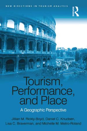 Book cover of Tourism, Performance, and Place