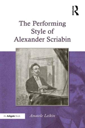Cover of the book The Performing Style of Alexander Scriabin by Richard R. Valencia