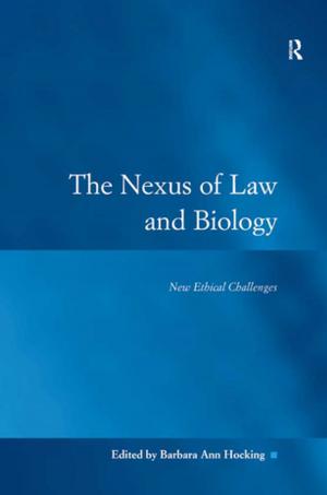 Cover of the book The Nexus of Law and Biology by Lev Virine, Michael Trumper