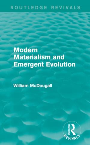 Cover of the book Modern Materialism and Emergent Evolution by Matthew Gandy
