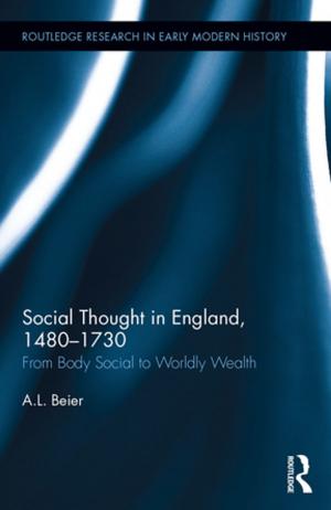 Cover of the book Social Thought in England, 1480-1730 by Fang Deng