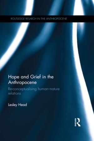 Cover of the book Hope and Grief in the Anthropocene by Patria de Lancer Julnes