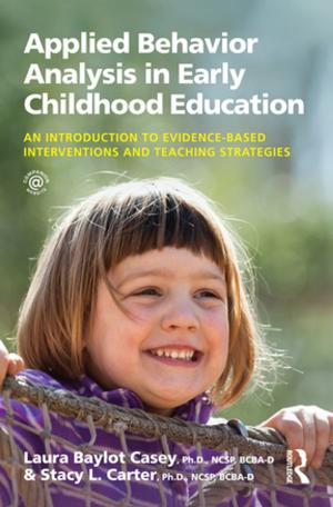 Book cover of Applied Behavior Analysis in Early Childhood Education
