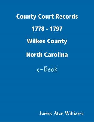 Cover of the book County Court Records 1778 - 1797, Wilkes Co, North Carolina by James Baldwin