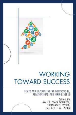 Cover of the book Working Toward Success by John H. Kranzler, Marissa P. Levy