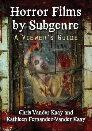 Cover of the book Horror Films by Subgenre by René Reinhold Schallegger