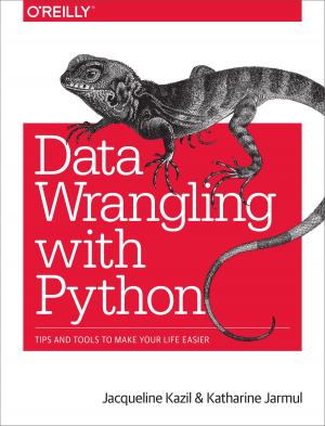 Cover of the book Data Wrangling with Python by Eric J Gruber